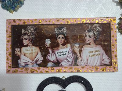 Tableau Girly pink leopard