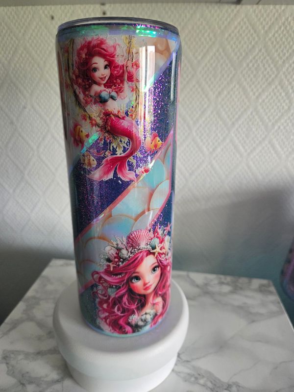 N°42 Tumbler 20oz Mermaids holographique
