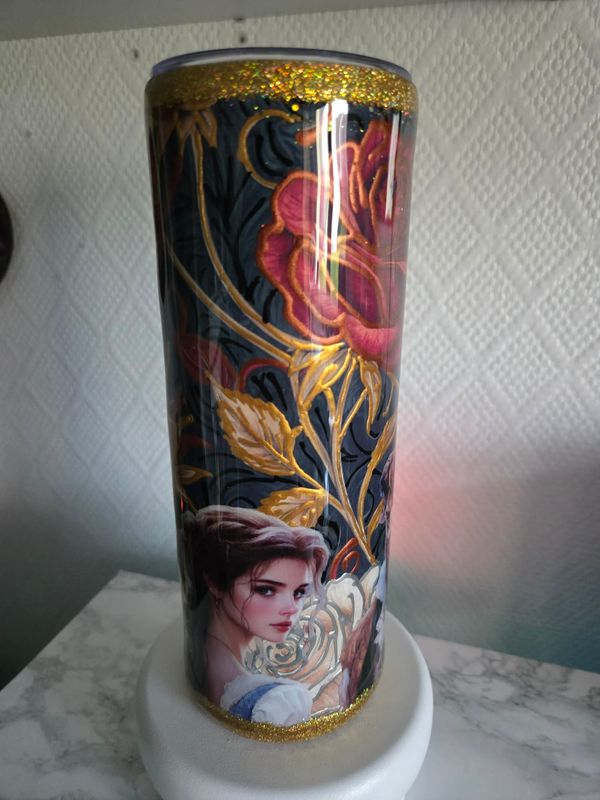 N°51 Tumbler 20oz Roses Belle et la Bête