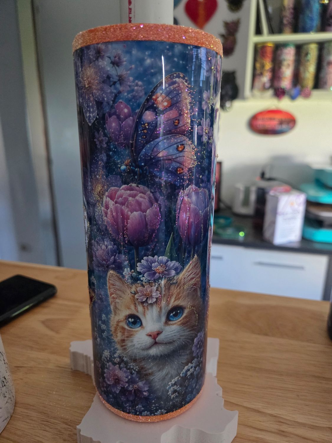 Tumbler 20oz Chats féeriques 