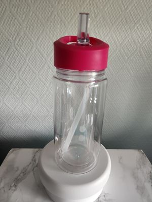 Gourde enfant double paroi fuchsia