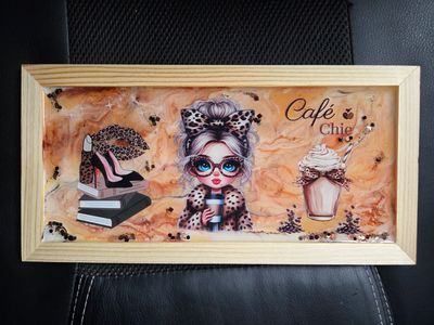 Plateau / Déco murale Café chic