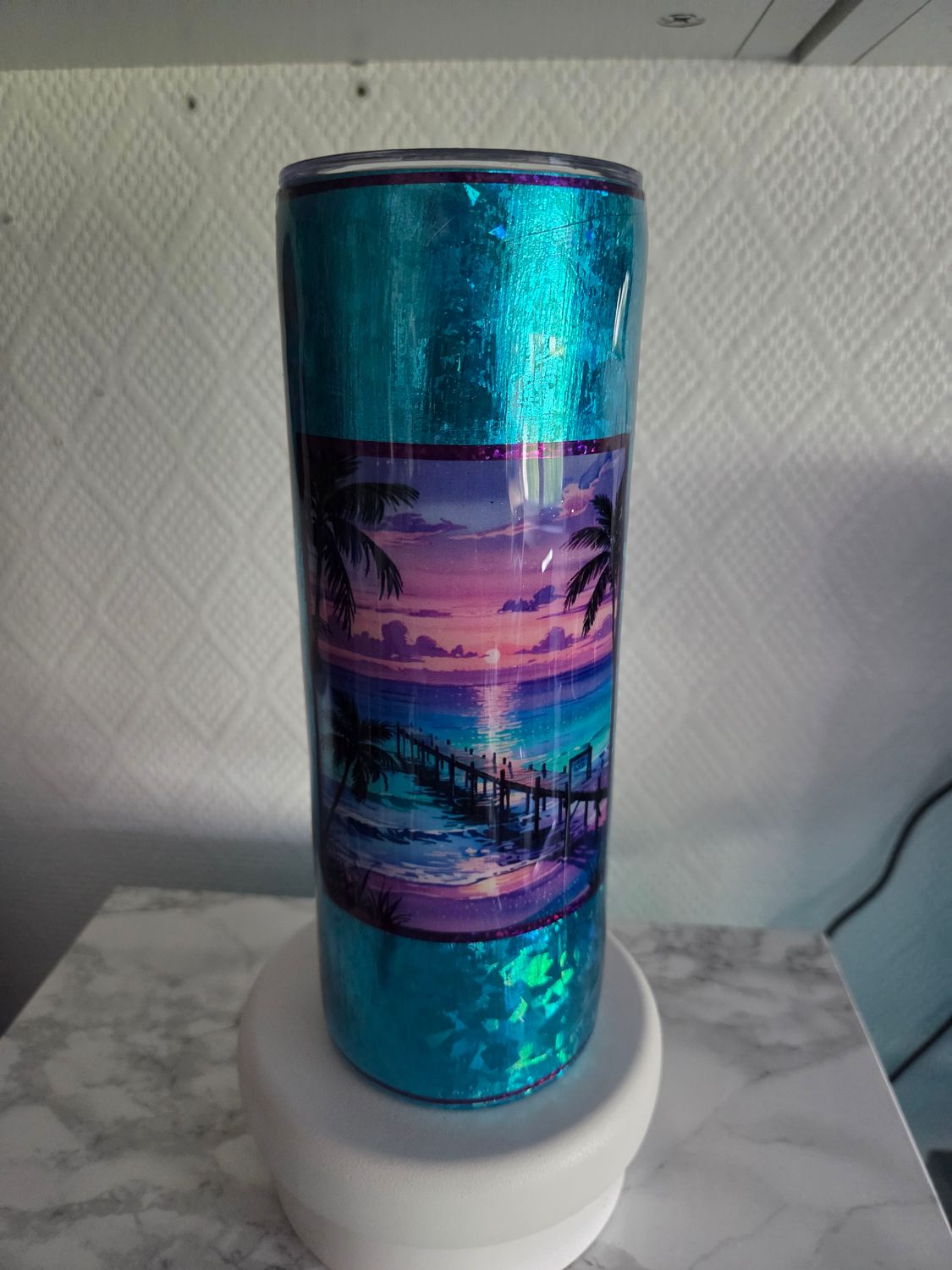 Tumbler 20oz Night blue summer