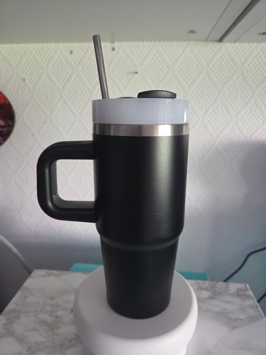 Mini tumbler poignée 400ml noir