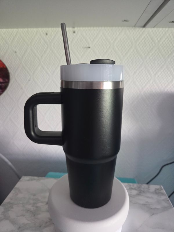 Mini tumbler poignée 400ml noir