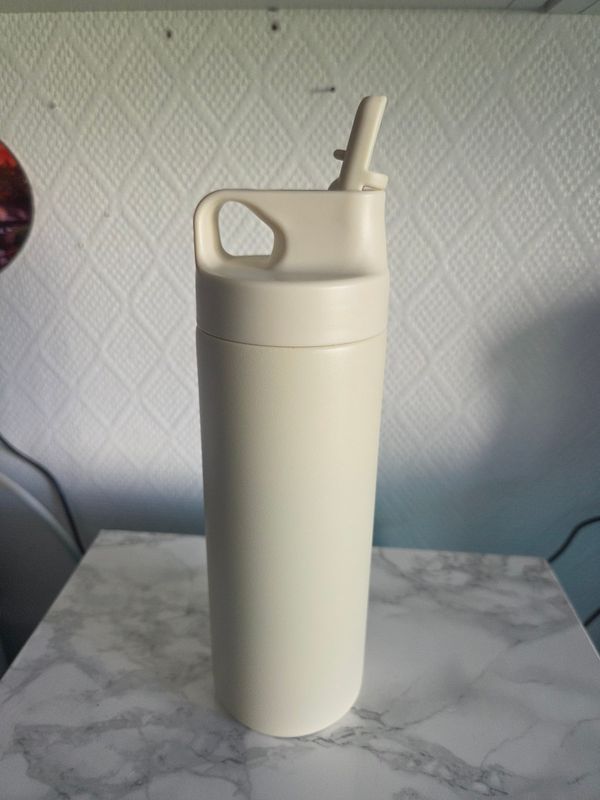 Bouteille thermos beige 500ml