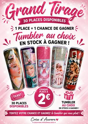 Ticket Gagnez un tumbler au choix