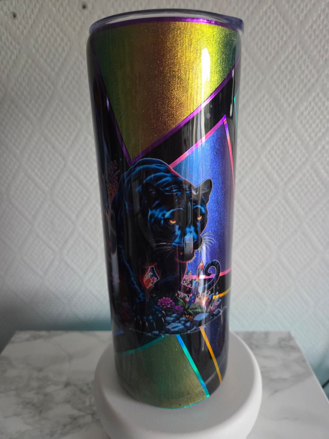 Tumbler 20oz black panther