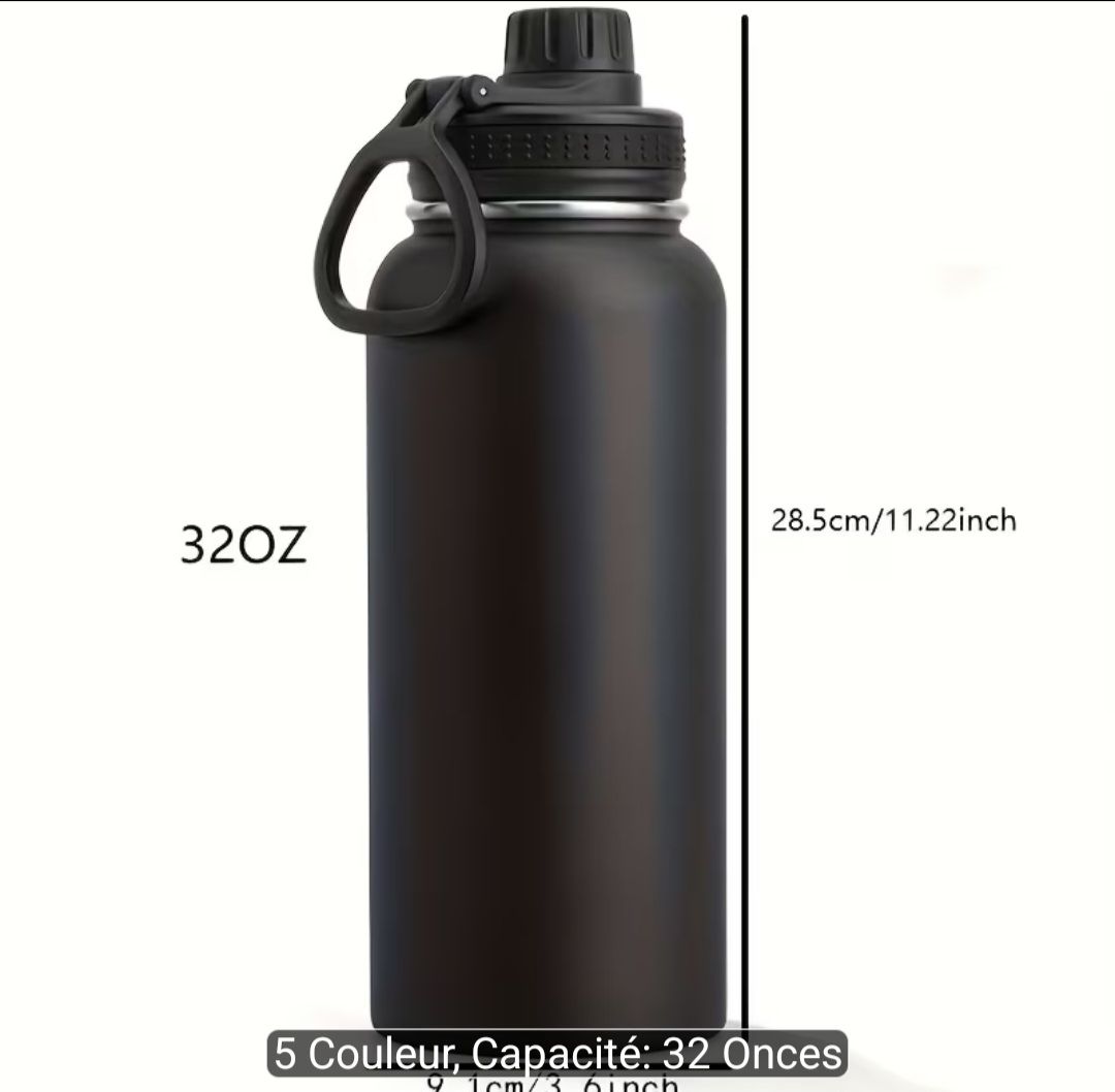 Bouteille thermos sport 1L