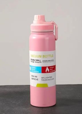 Bouteille thermos sport rose 600ml 