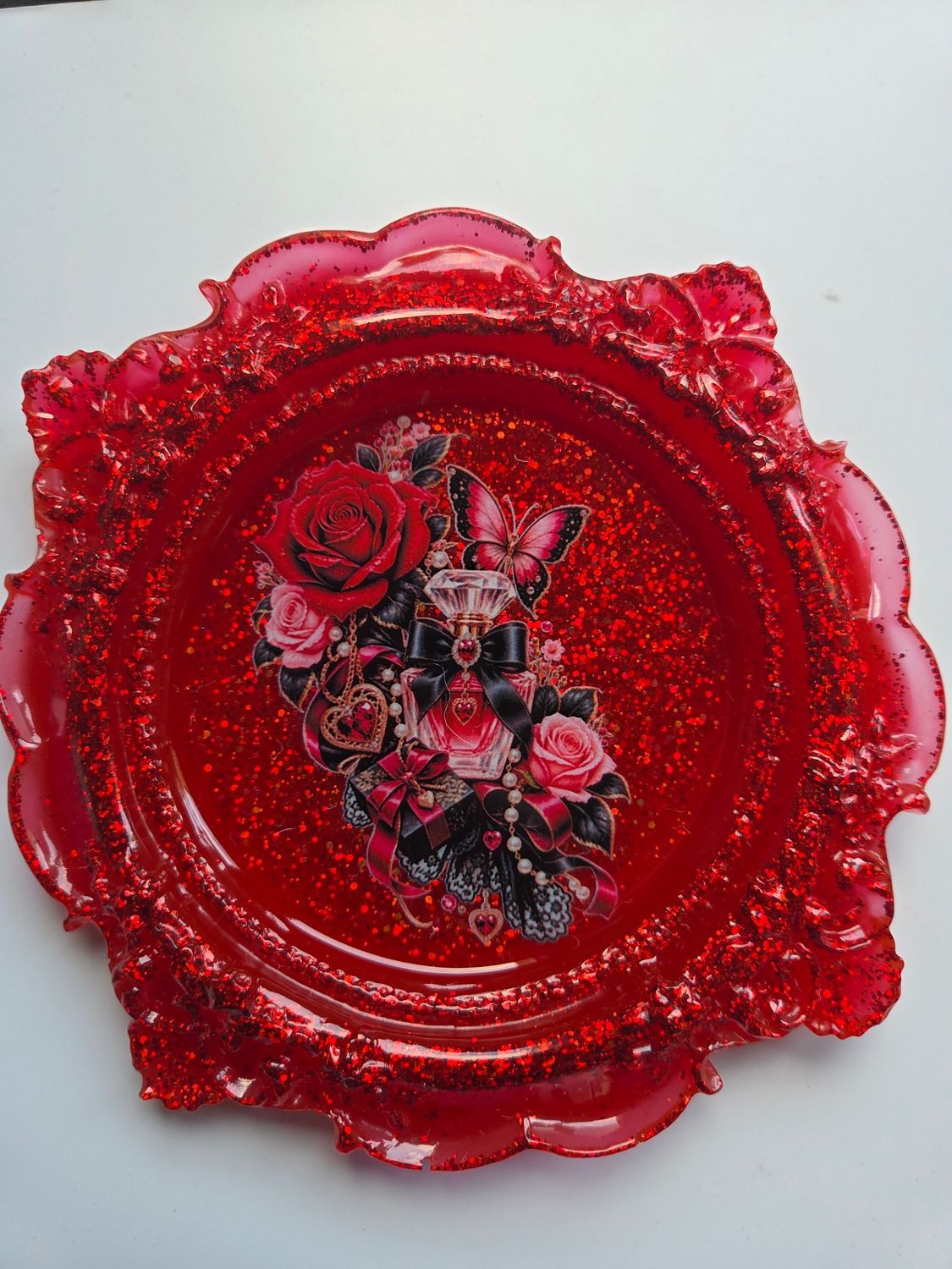 Coupelle cadre fleuri gothicc chic