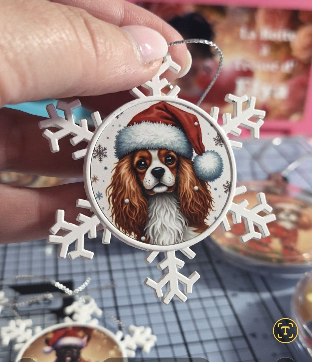 Flocon de Noël personnalisé recto-verso ✨ Flocon de Noël personnalisé recto-verso ✨