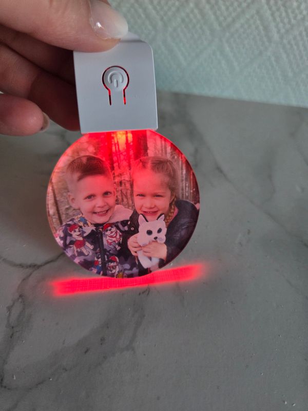 Plaque lumineuse de Noël personnalisée ✨