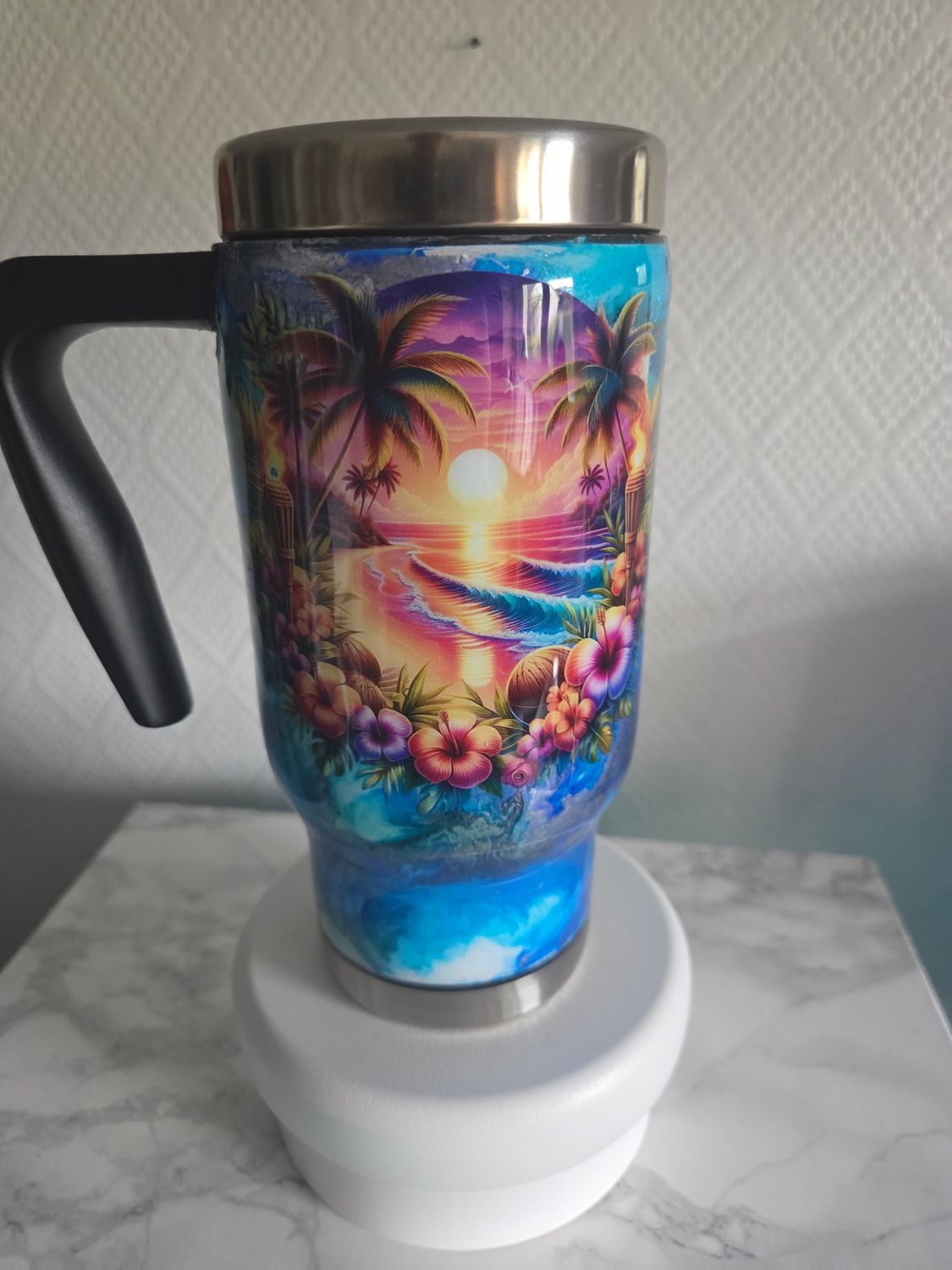 Mug poignée Tortue Island