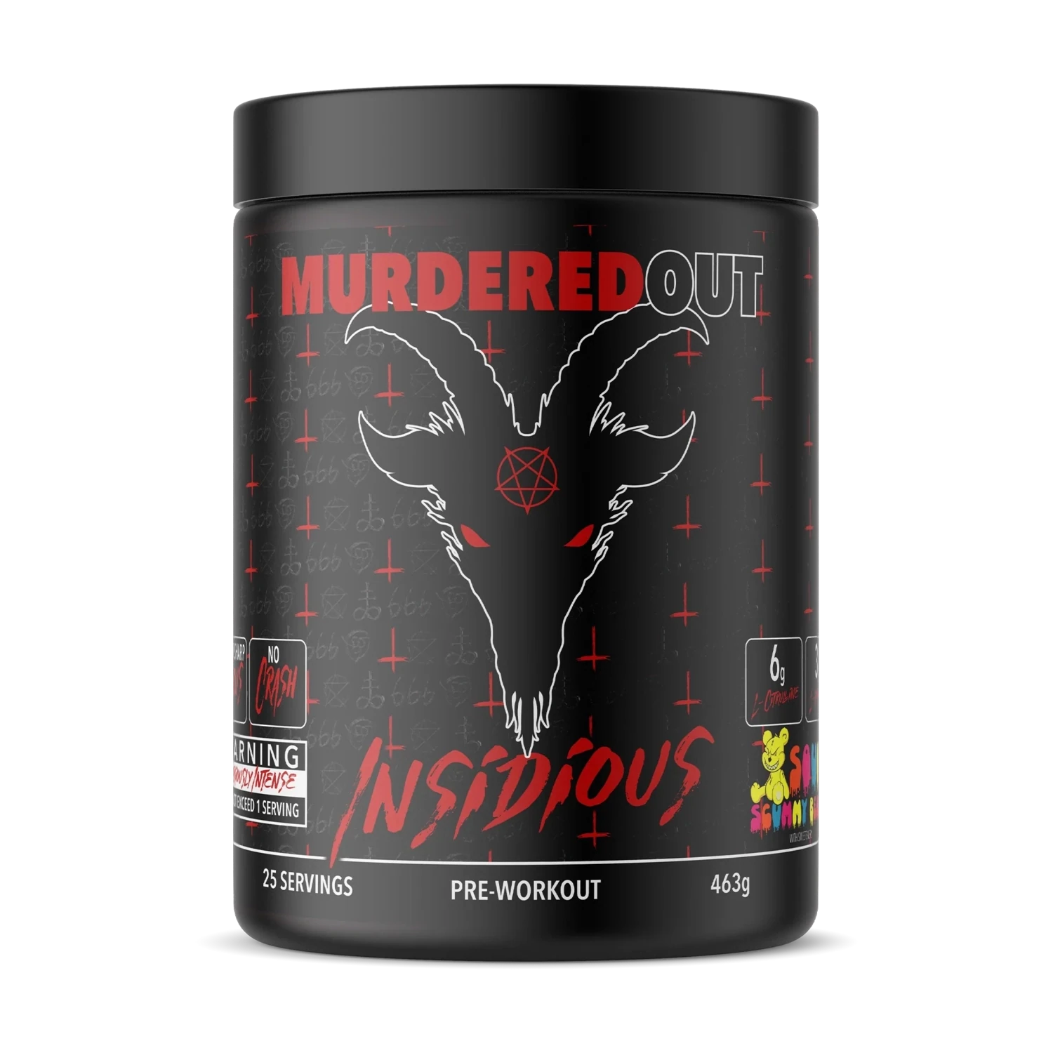 MURDERED OUT INSIDIOUS PRE WORKOUT 463g