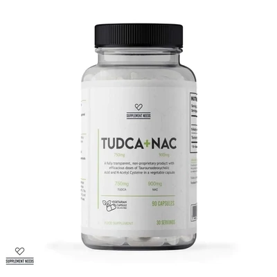 SUPPLEMENT NEEDS TUDCA 750MG AND NAC 900MG - 30 SERVINGS