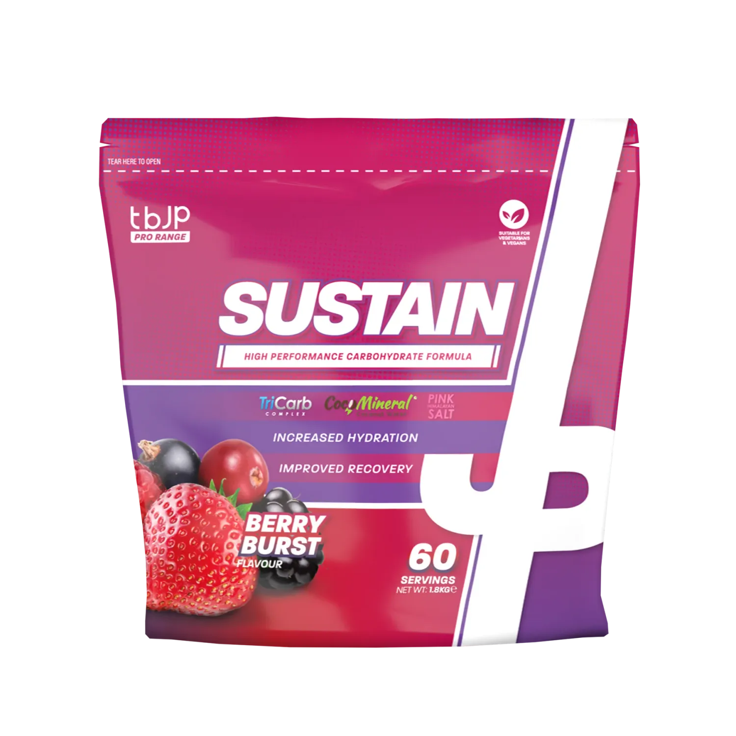 TBJP SUSTAIN 1.8KG, Flavor: Berry Burst