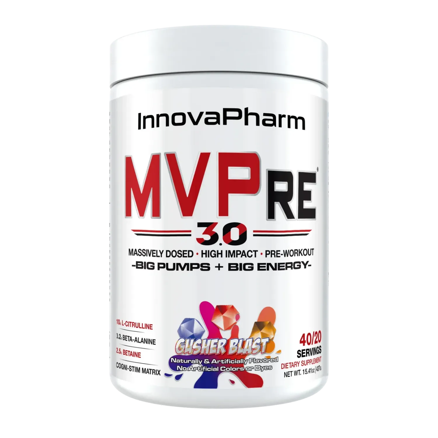 Innovapharm - MVPRE Pre-Workout 3.0, Flavor: Gusher Blast