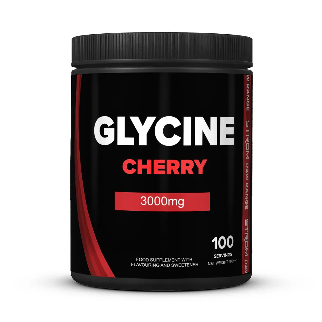 Strom L-Glycine - 100 servings - Cherry