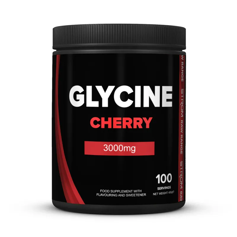Strom L-Glycine - 100 servings - Cherry