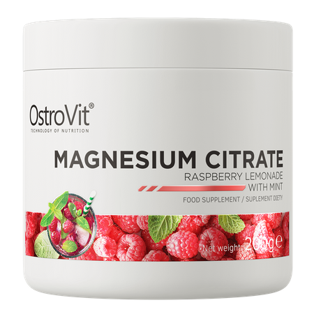 OstoVit Magnesium Citrate 200 g raspberry lemonade with mint