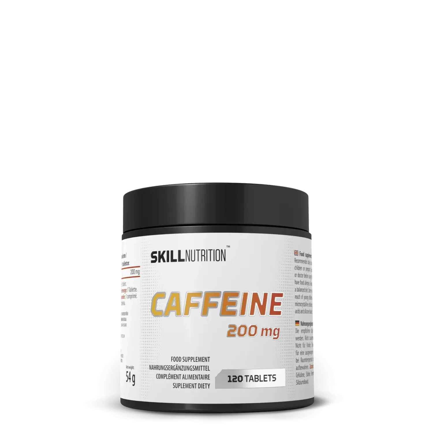 Skill Nutrition Caffeine 200 mg - 120 tabs Skill Nutrition Caffeine 200 mg - 120 tabs