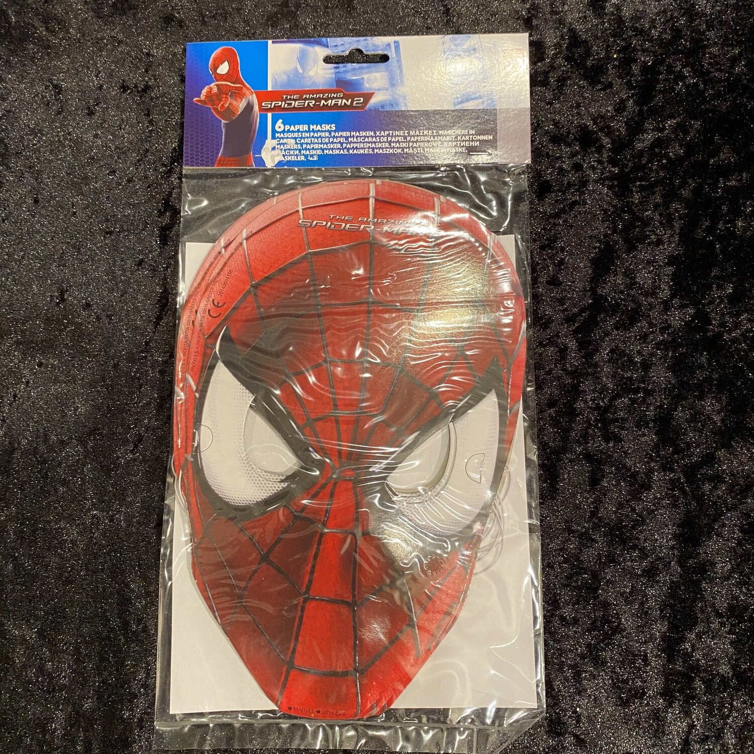 6 masques imprimes spiderman amazing 2