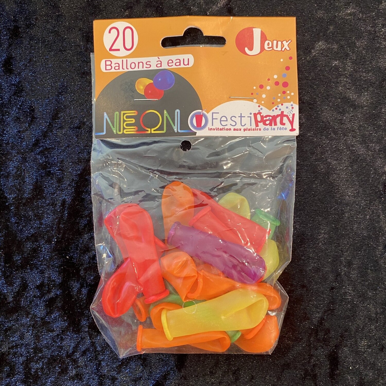 20 ballons néon à eau