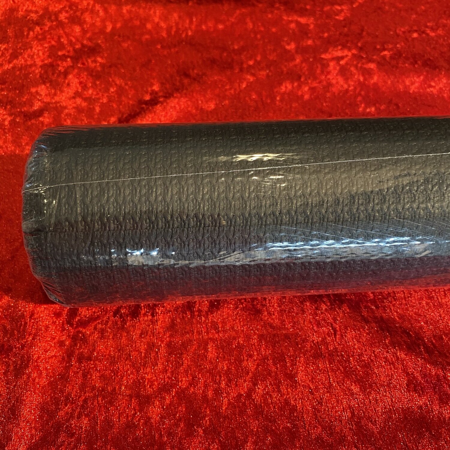 Nappe rouleau gaufrée 15x1,2m noir