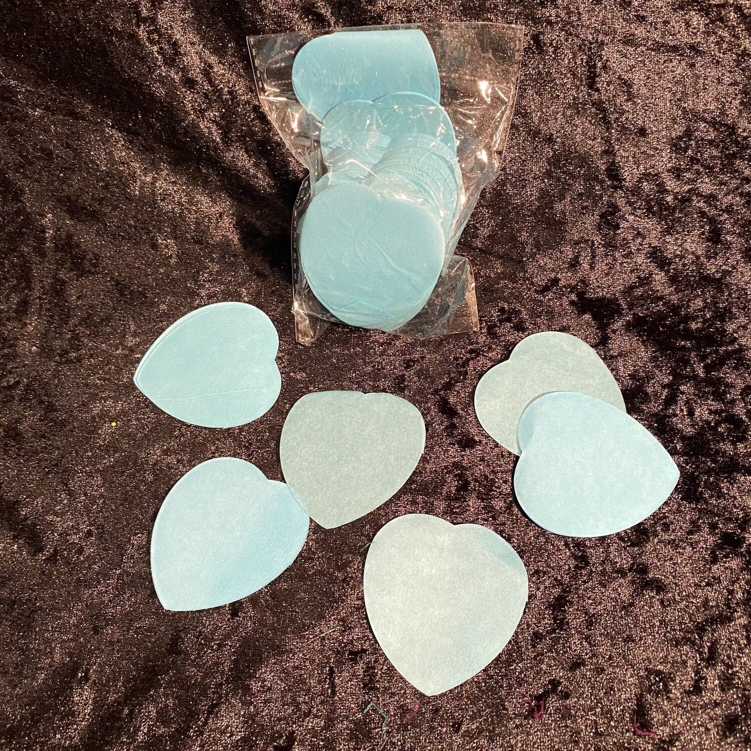 Sachet de confettis scene x 50 g turquoise