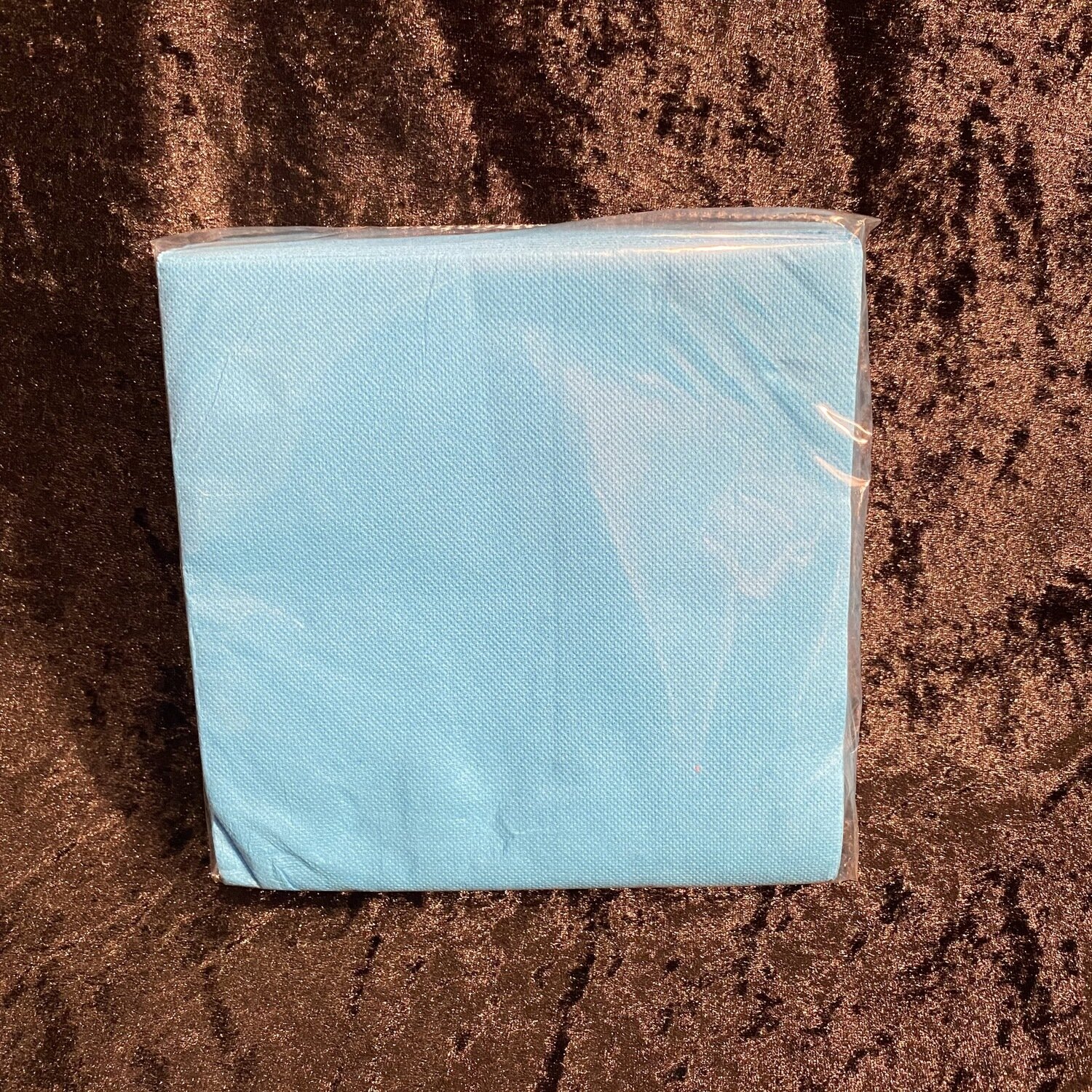 30 serviettes 38X38 textine turquoise