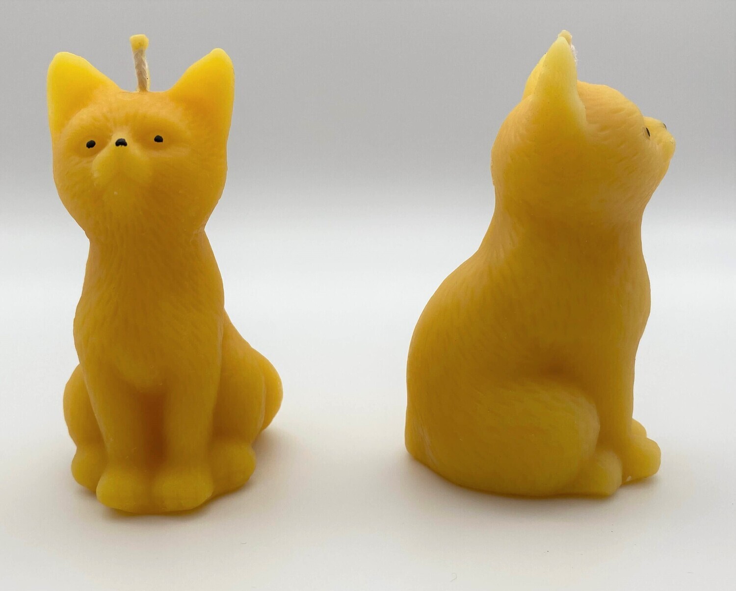 Bienenwachskerze Schnurri die Katze
