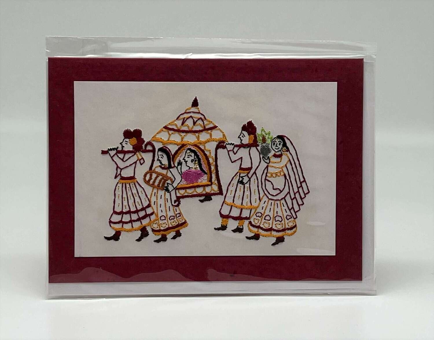 Handgestickte Karte A19 Maharani