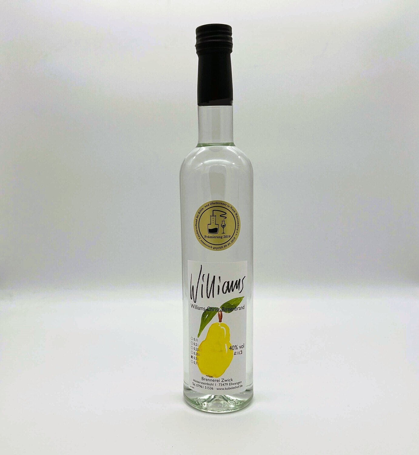 Williams-Christ-Birnenbrand 0,5l