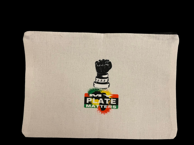 P.B.P My Plate Matters Canvas Pouch