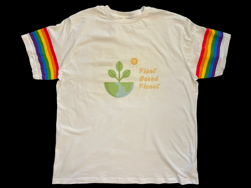 Plant Based Planet Rainbow T-Shirt