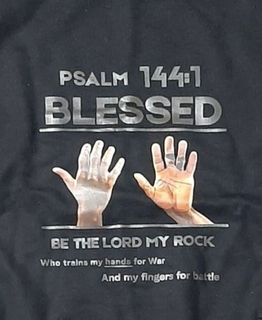 Psalm 144:1 (Aubrey) T-shirt