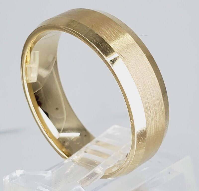 BEVELED EDGE SATIN CENTER SIZE 10