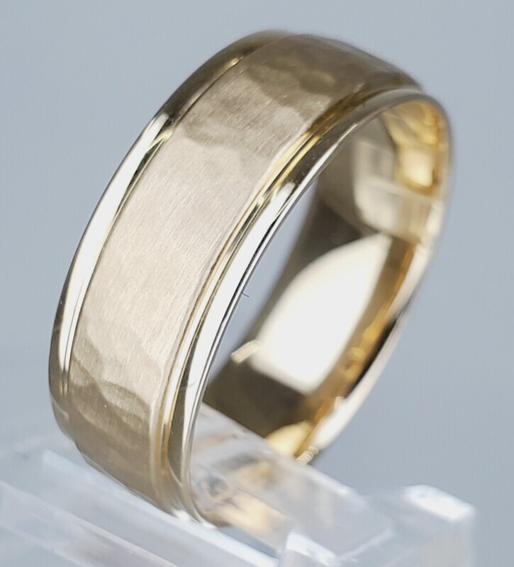HAMMERED CENTER W/ STEP SIDE POLISH EDGE