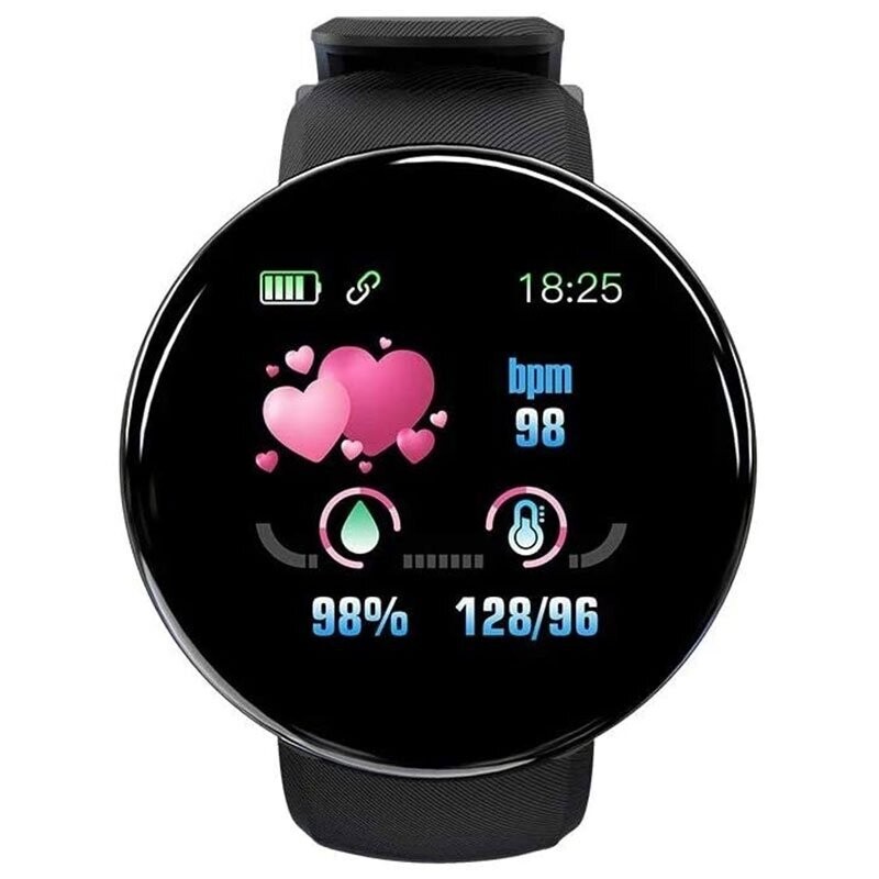 Fralugio Smart watch Smart band D18 Monitor Cardiaco Reloj Inteligente