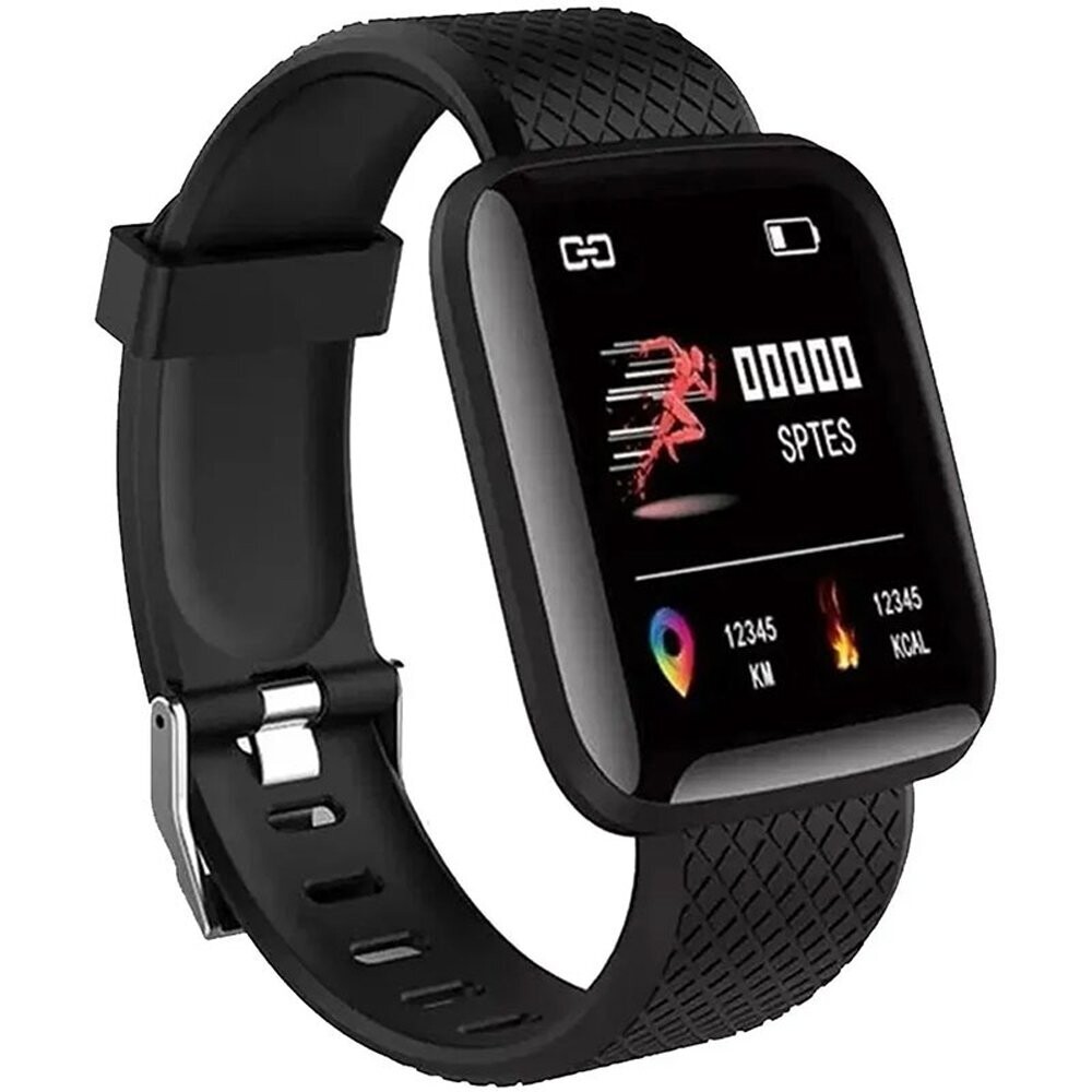 Fralugio Smartwatch Deportivo con Podometro y Monitores de Salud Recibe  Notificaciones 116 Plus