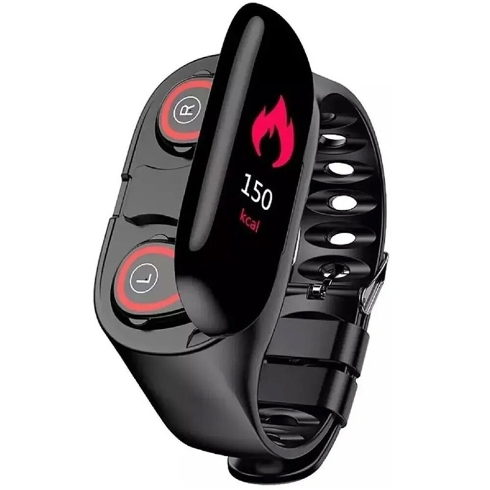 Fralugio Smart Watch Reloj Inteligente Banda Deportiva M1 con Audifonos  Manos Libres Bluetooth