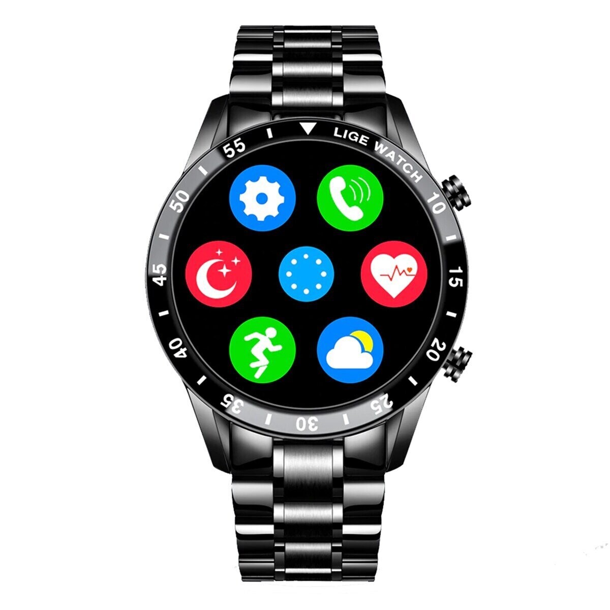 Smartwatch Reloj Inteligente Lige Bw220 Pantalla Hd Monitor Cardiaco