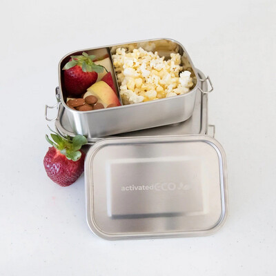 Stainless Steel Lunchbox- removable divider