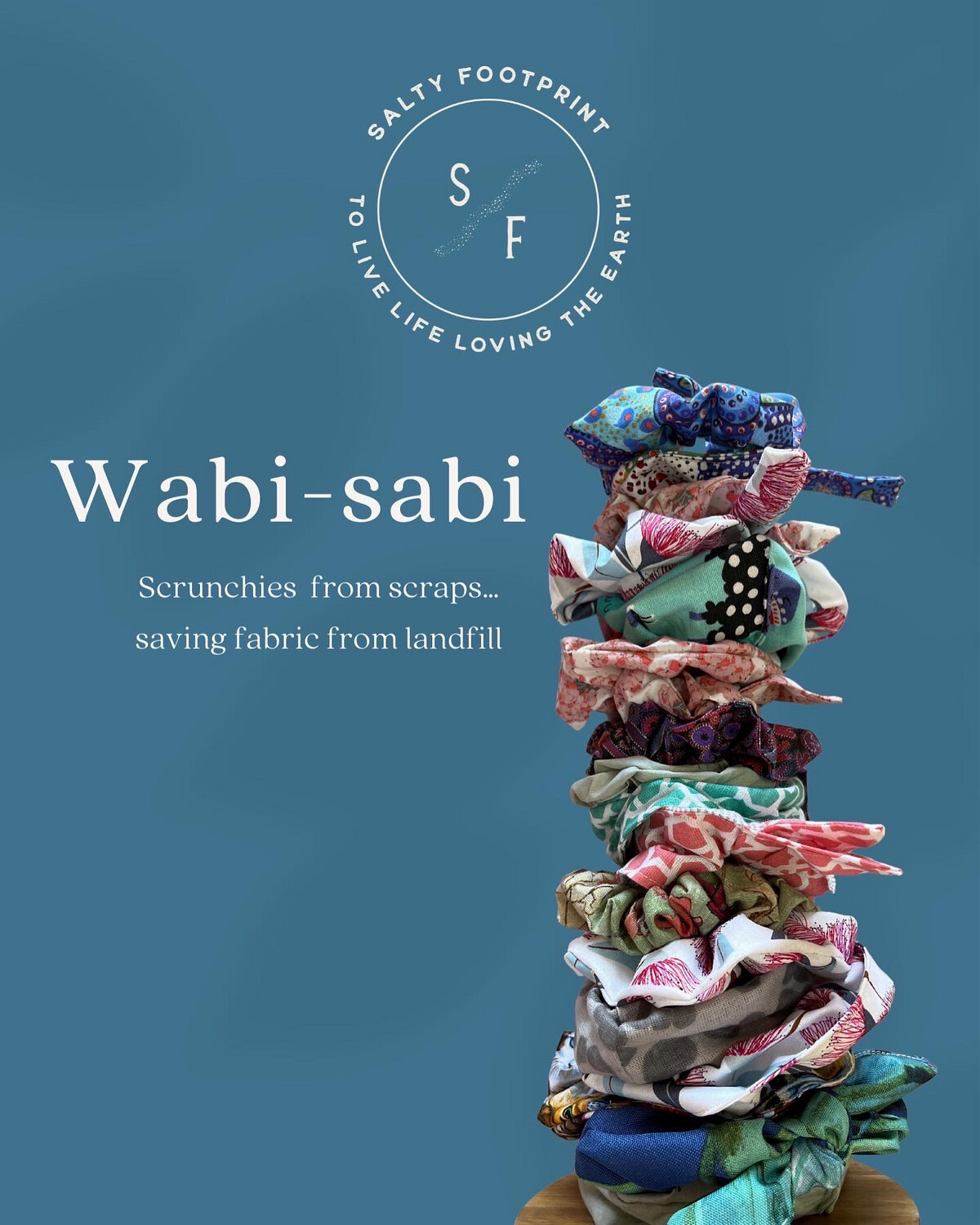 Wabi-Sabi Scrunchies