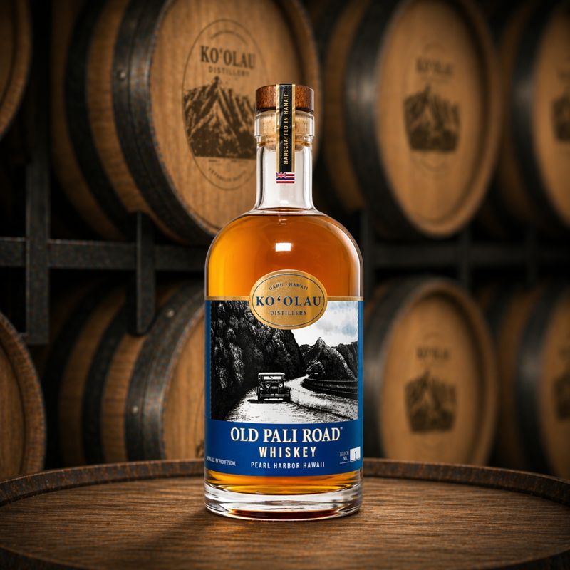 90 Proof Pearl Harbor Legacy edition Old Pali Road Whiskey 750 mL