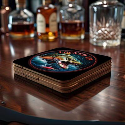 Fins & Floats Drinking Coasters