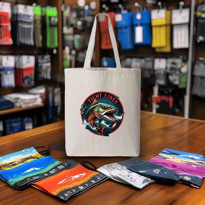 Fins & Floats Tote Canvas Bags