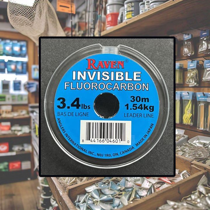 Fins & Floats Raven Invisible Fluorocarbon Leader