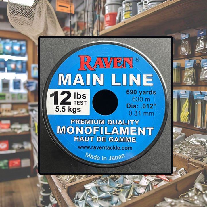 Fins & Floats Raven Monofilament Main Line